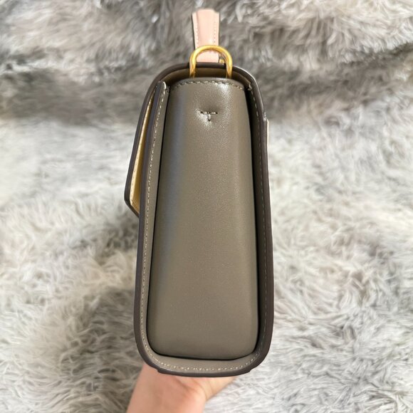 Tory Burch Juliette Small Top-handle Satchel In Shell Pink / New Cream - Picture 5 of 7